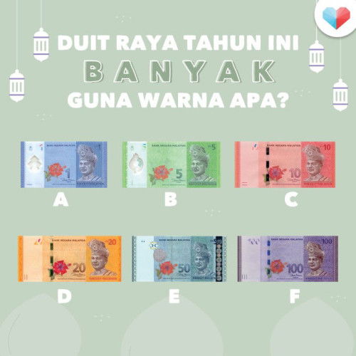 Duit Raya 2025: Warna Paling Laku!