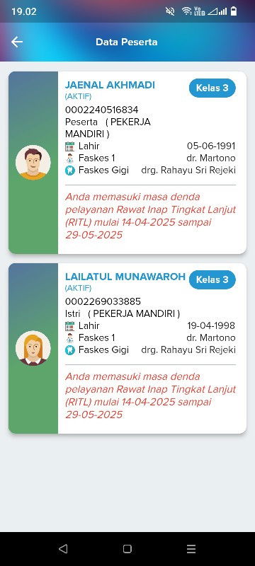 Numpang tanya bunda2 apa kalo BPJS stts nya masih merah kya gitu blm bisa buat rawat inap ya?