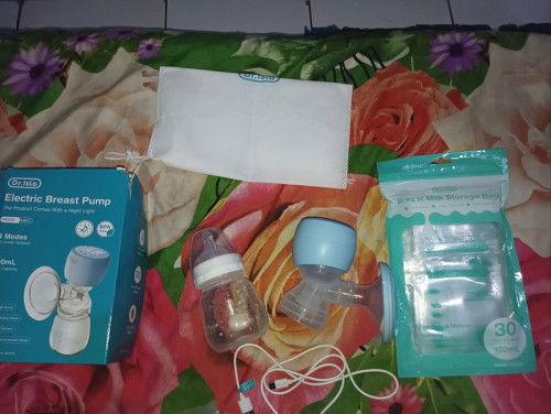 Jual pumping elektrik merk Dr.isla Eb23 warna biru