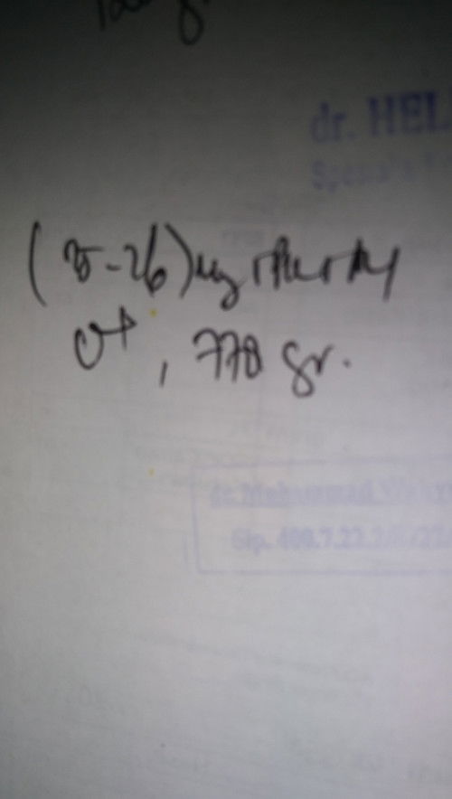 adakah yang tau kode tulisan doker di catatan ini?