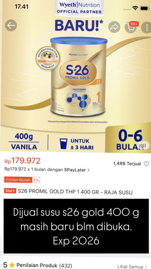 S26 gold tahap 1