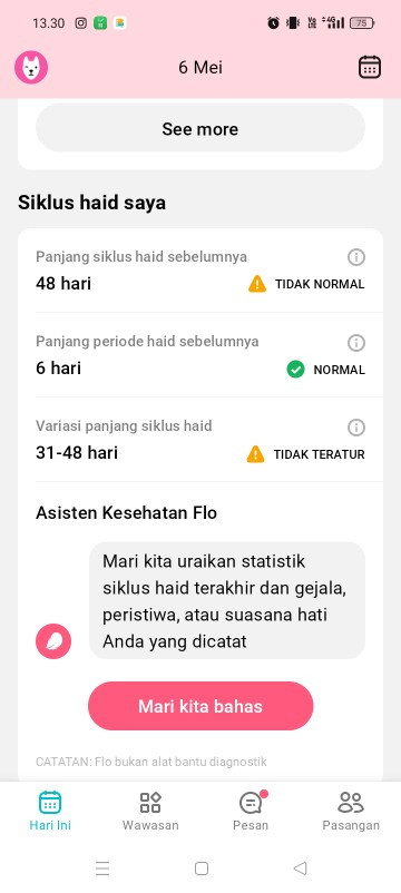 Mengapa haid saya tidak teratur