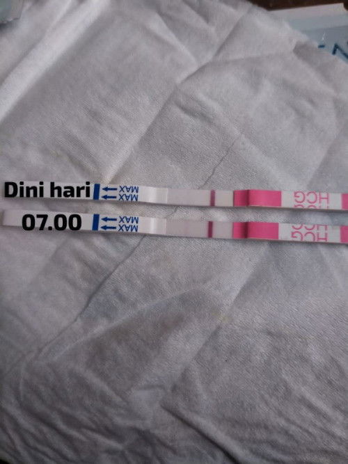Apa garis samar seperti ini artinya bneran hamil??