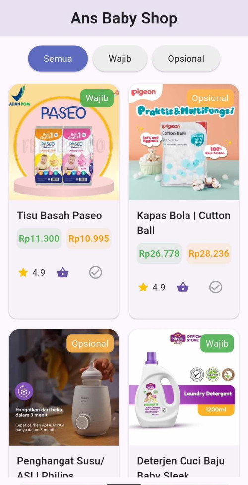 Perlengkpan bayi