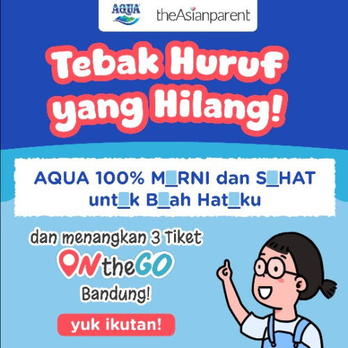 Parents, Yuk Tebak Huruf yang Hilang & Menangkan Tiket Gratis TAP On the Go Bandung! 🎫