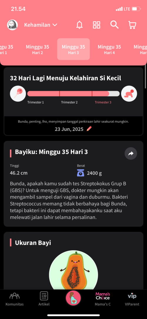 35 minggu 3 hari