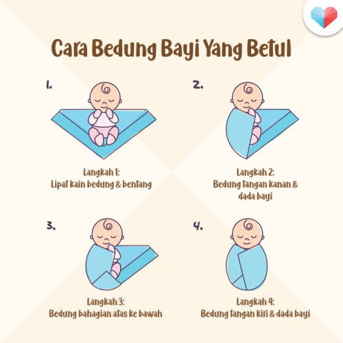 Cara Bedung Yang Betul, Bantu Baby Tidur Lena!
