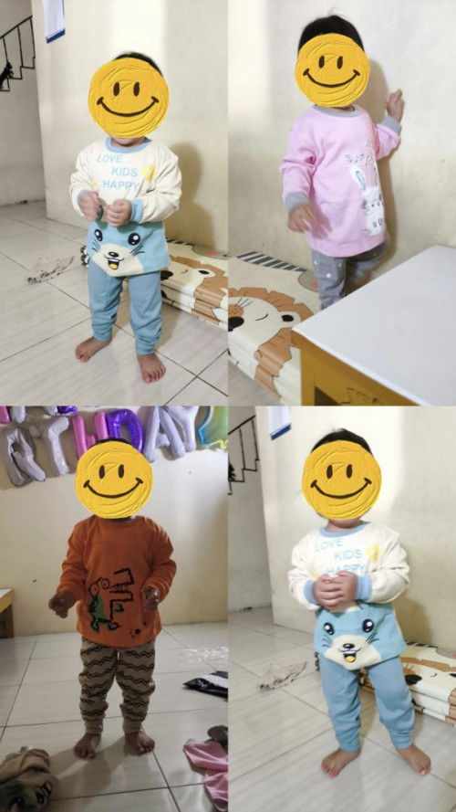 100k dapat 3 set setelan anak