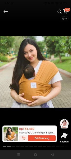 Gendongan baby NB