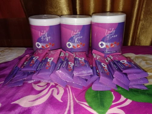 *ladyboss- breast & colagen drink (minuman pencerah kulit & pengencang payudara)*