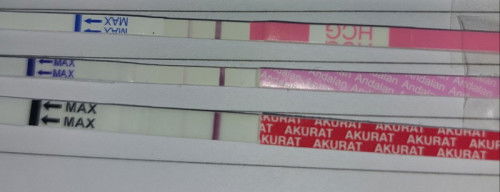 Hpht 04 mei. DPO15, iseng tespek.