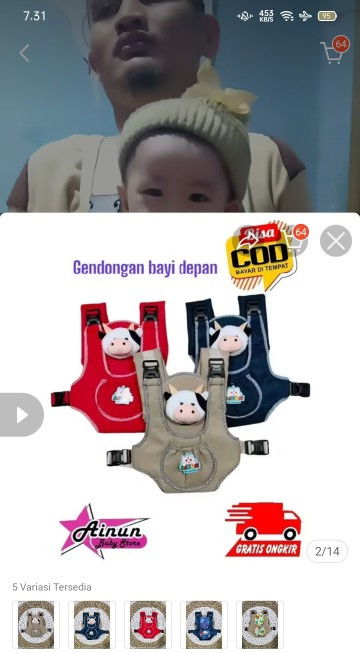 gendongan bayi