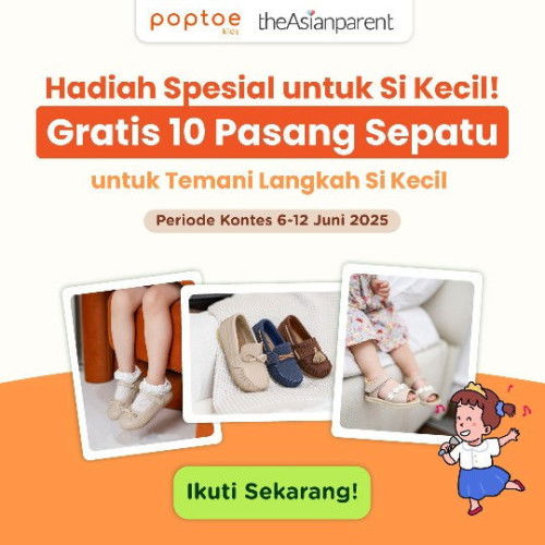 Parents, Temani Langkah si Kecil dengan Sepatu GRATIS dari Poptoe Yuk! 👞👶🏼