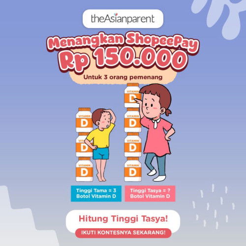Parents yang Tau Tinggi Tasya Berkesempatan Mendapatkan Saldo E-wallet Sebesar Total Rp150.000, Lho! 🤩💊