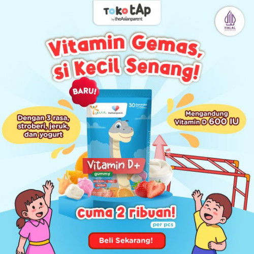 🍊 Vitamin D Gummy Anak dari theAsianparent x Youvit! 🐻✨