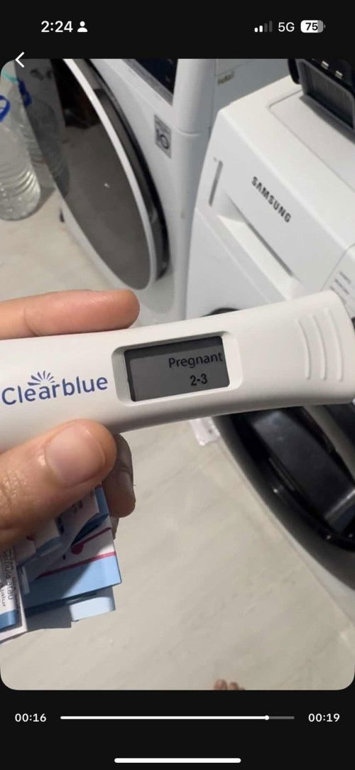 2-3 clearblue. Tiada simptom