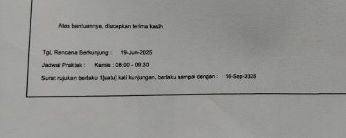 Surat rujukan