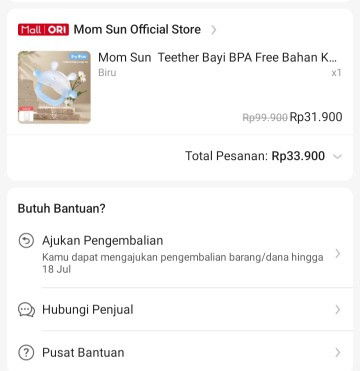 Teether bayi