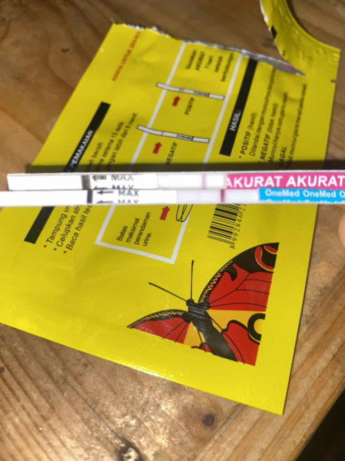 Testpack satu samar satu negatif