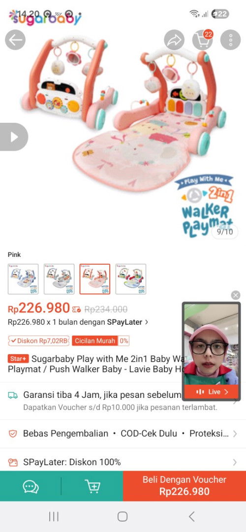Baby olaymat dan baby walker