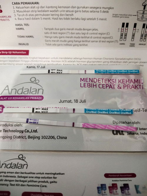 Kemarin aku keluar darah kaya mens bunda terus pagi nya ku TP hari ini mau ke Obgyn. Hasil TP samar²