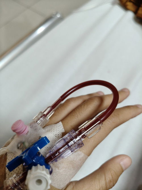 Niat kontrol suruh di rawat
