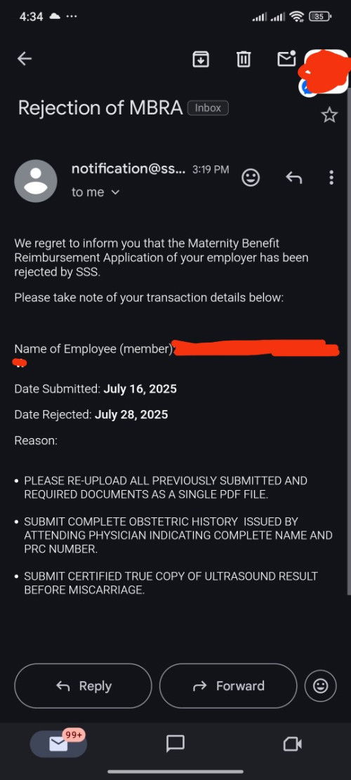 SSS Maternity Benefit
