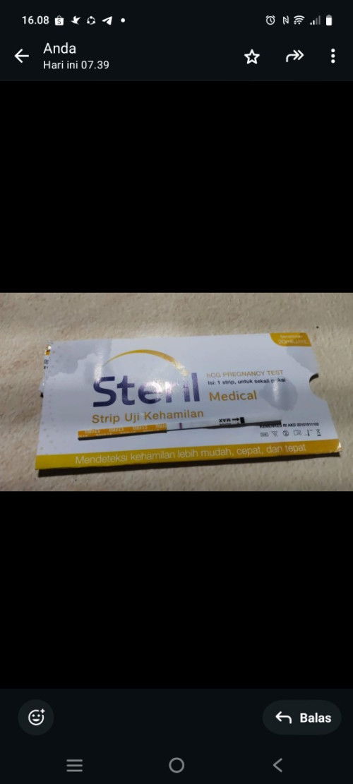 Telat Haid 4hari HPHT 01 juli 2025