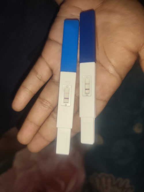 ทำไมตรวจเมื่อวานขึ้น2ขีดพตรวจวันนี้ขึ้น1ขีดค่ะ