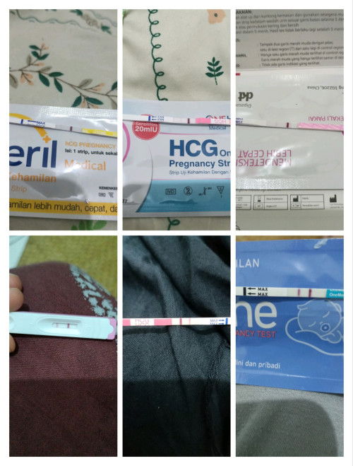 Hpht 8 juli, belum telat haid.
Hamil anak pertama