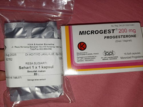 Hamil 5 minggu di kasih obat microgest 200 mg pdhl tidak ada keluhan flek atau keguguran