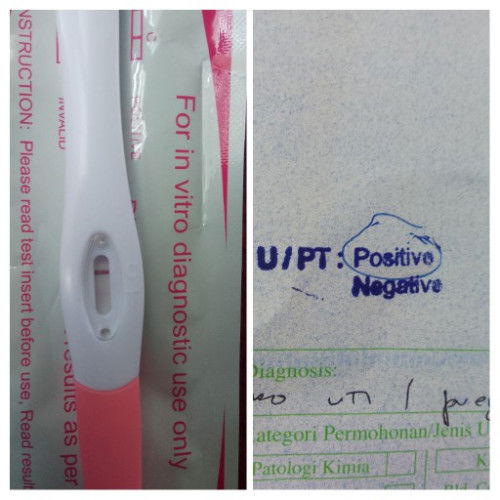 Sy cek nie 4hb 8 tapi bila sy sje cek upt semula kt rumah knpe naik 1 line je.. Sy hamil atau tidak.