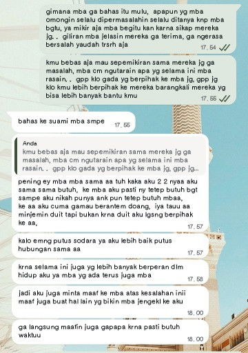 numpang curhat ya bunda