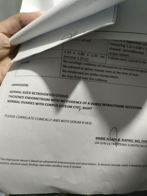 Positive sa PT no sac found in transV