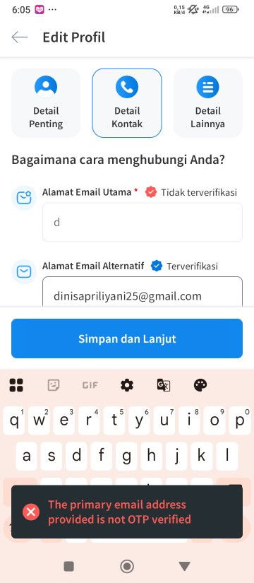 Kenapa susah atur profil ya🙁