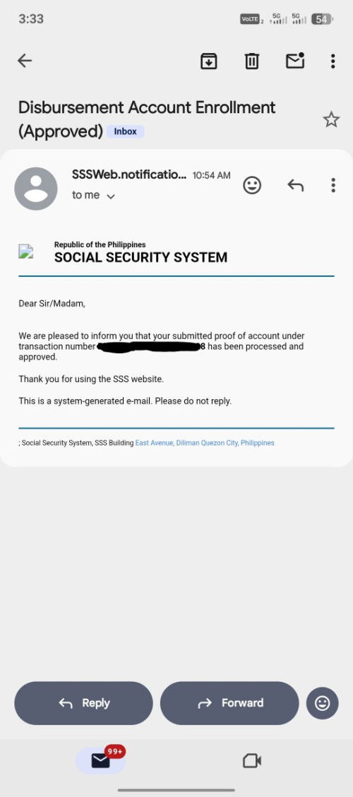 SSS MATERNITY