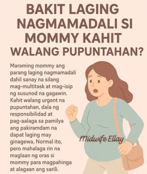 Lagi ka din ba nagmamadali kahit wala kang lakad?