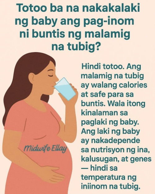 Umiinom ka din ba ng malamig na tubig ngayong buntis ka?