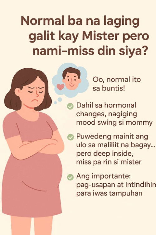 Galit kay mister pero nami-miss din naman. 😅