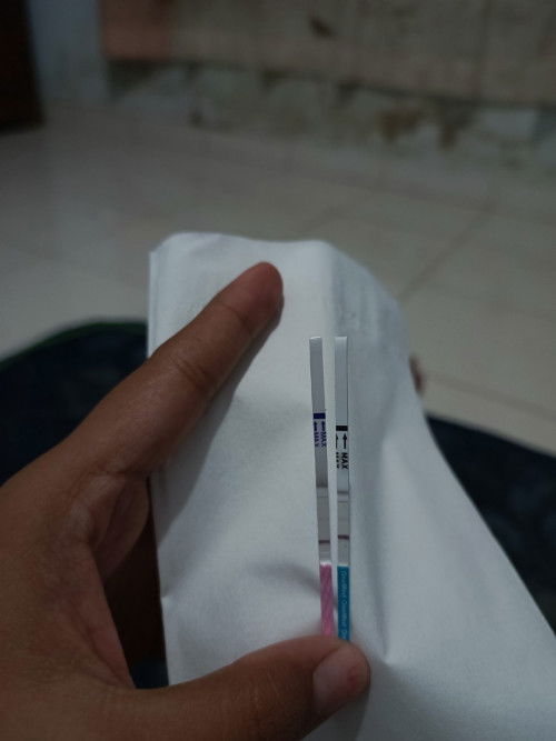 Telat sebulan tapi tespek Masi samar