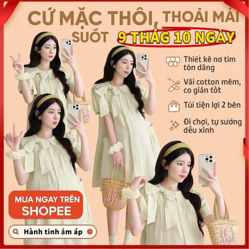 Váy bầu, mùa hè, mới, thời trang,