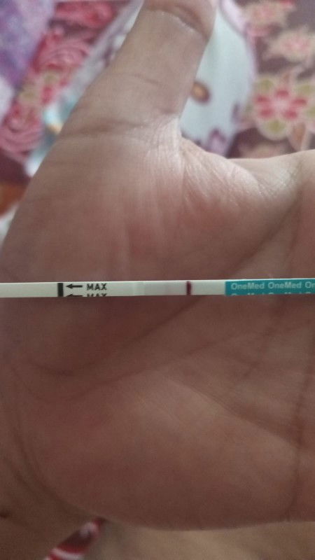 Telat 6 hari kak ini positif atau negatif ya kak, garis 1 nya samar banget