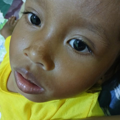 Wajah anak perempuan