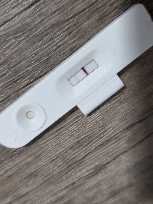 PT is positive last night and today I have my menstruation.