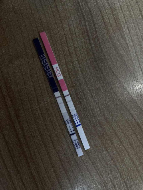 สอบถามค่ะ ตรวจแล้วขึ้นแบบนี้คือท้องใช่มั้ยคะ