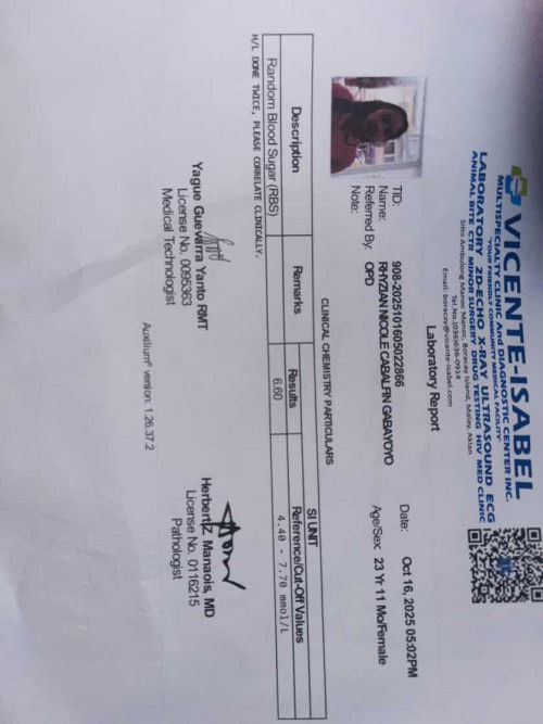 RBS Mga mommy sa mga marunong po mag basa nang rbs kmusta po result ko?