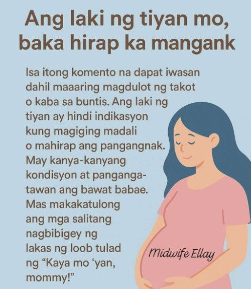 Laki ng tiyan ng buntis