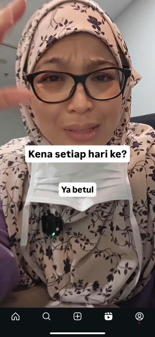 Hari2 ye lelaki kene buang air rupenye..