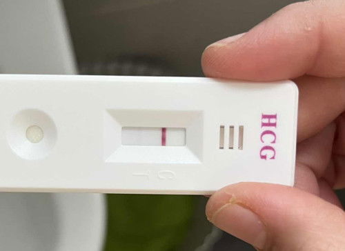 Clear blue dua kali samar2, cek guna upt cassette naik samar jgk, cek guna dip n tell watson negatif