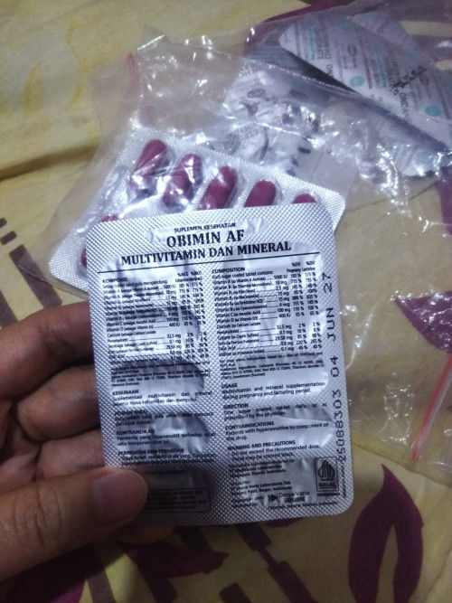 Bun ada yg sama konsumsi vitamin obimin af